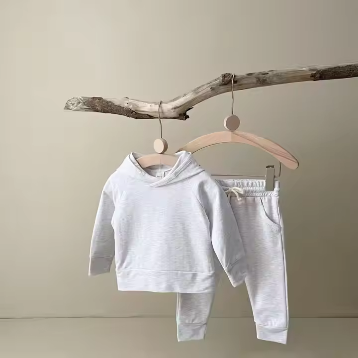 Xavier & Beau Baby Jongens Hoodie & Broek Set – 100% Katoenen 2-Delige Outfit voor Lente & Herfst (9M-3Y) | Zacht, Ademend & Stijlvol Trainingspak